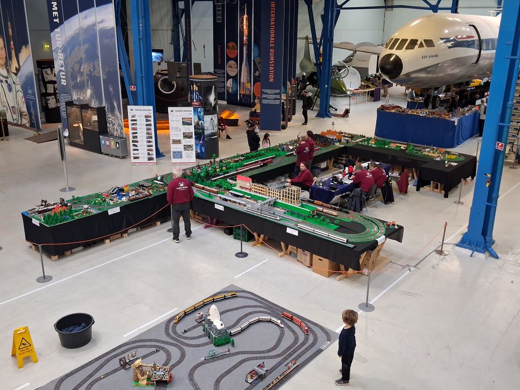 modeljernbanetræf; teknisk museum; helsingør; lego; udstilling
